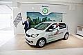 Beim Škoda-Händler im italienischen Vicenza startet Gerhard Plattner mit dem Ctigo CNG zum Rekordversuch.  Foto: Auto-Medienportal.Net/Škoda